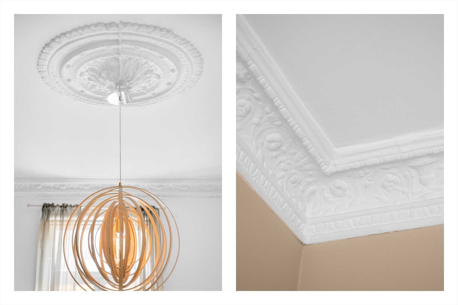 Takhøyde på over tre meter og godt bevarte originale detaljer Galleribilde