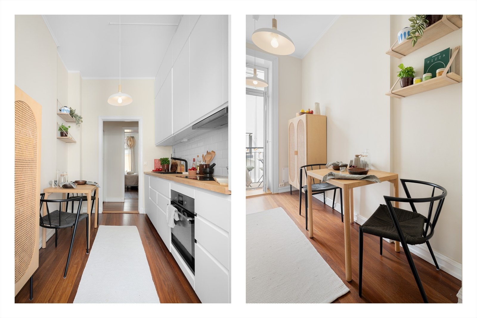 Integrerte hvitevarer medfølger, herav; Komfyr, platetopp, oppvaskmaskin og kjøl/frys Galleribilde