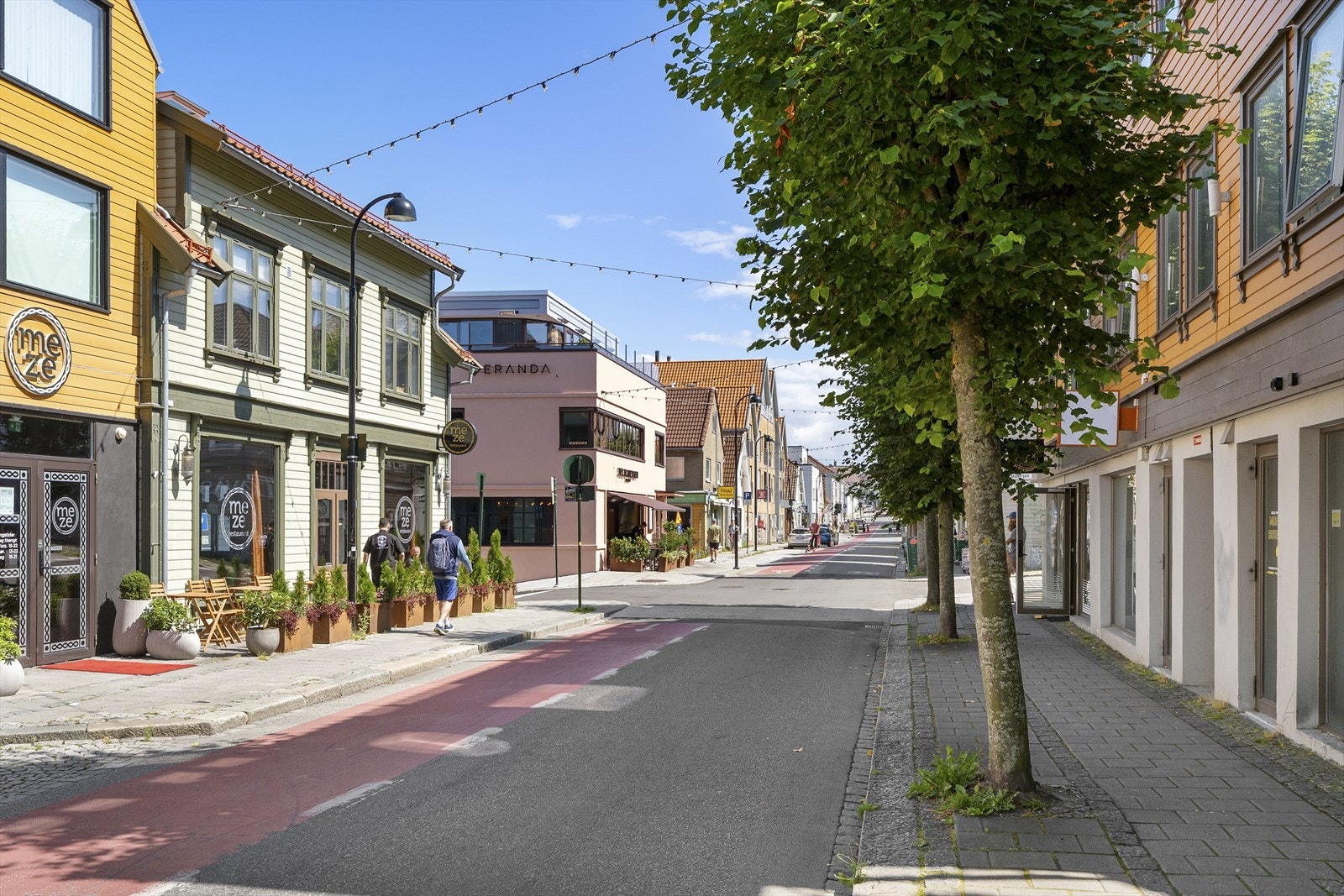 I Pedersgata finner man blant annet den nyåpnet Veranda vinbar og tapasbaren Delicatessen. Galleribilde