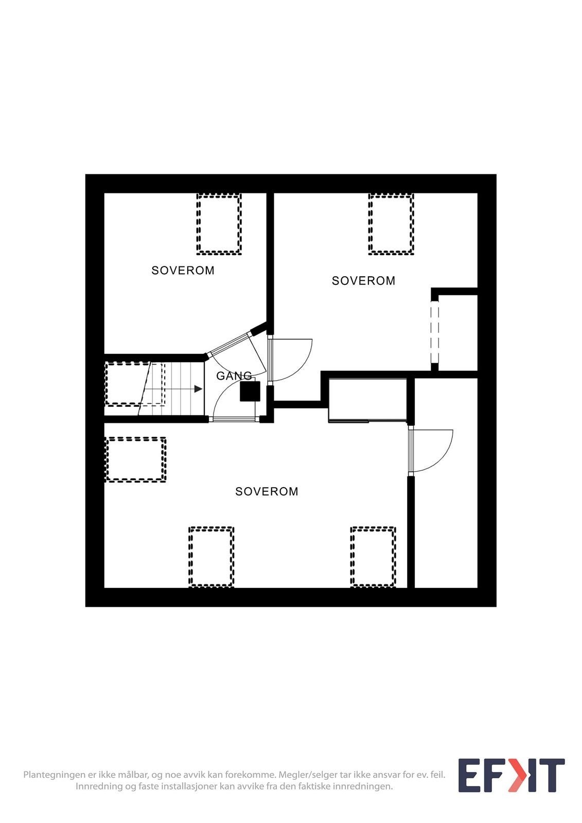 Plategning 2. etasje Galleribilde