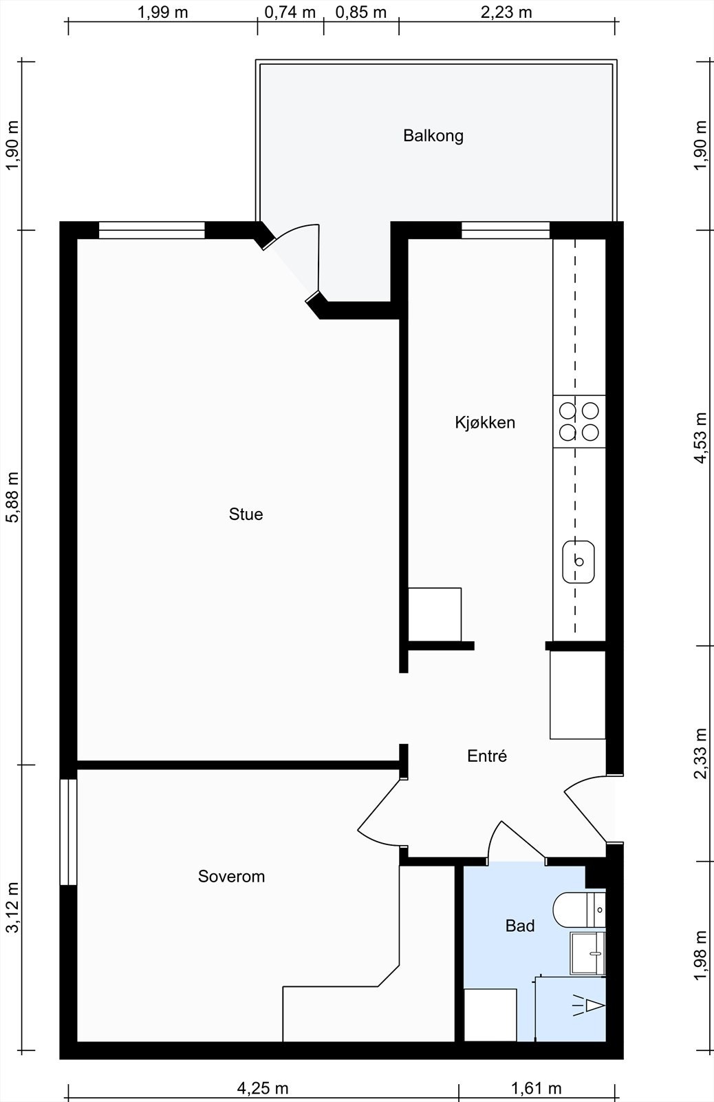 Dagens planløsning. Galleribilde