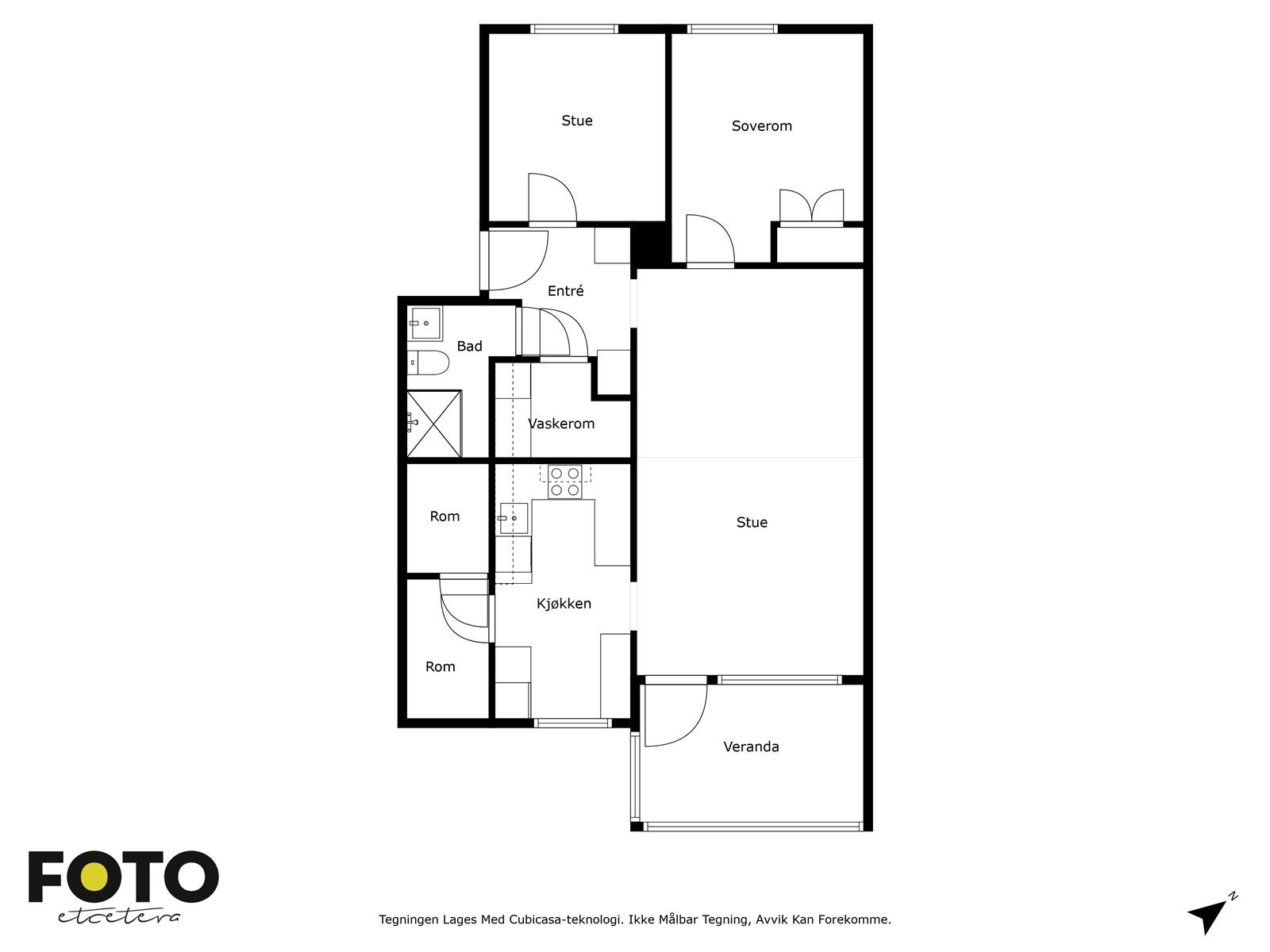 Veiledende planskisse 2. etasje. Ikke målbar Galleribilde