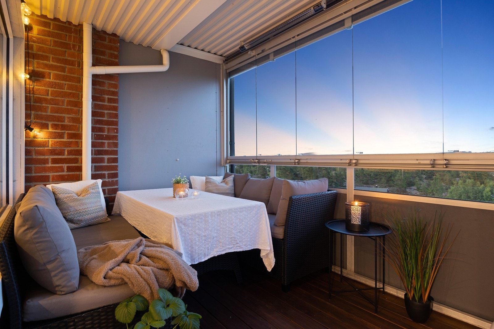 Innbygget balkong på ca 8,5 kvm Galleribilde