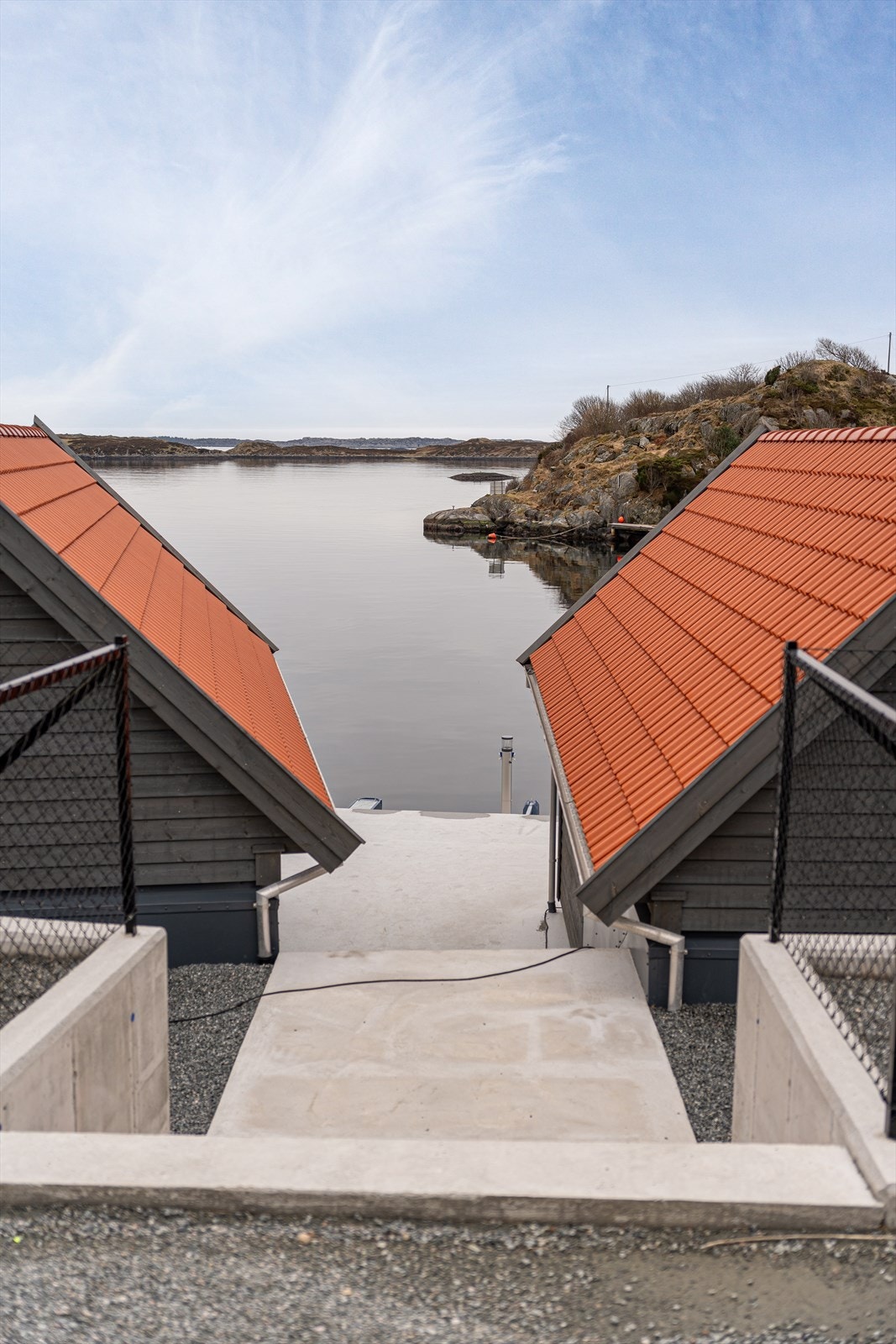 Utsikt fra felles parkering Galleribilde