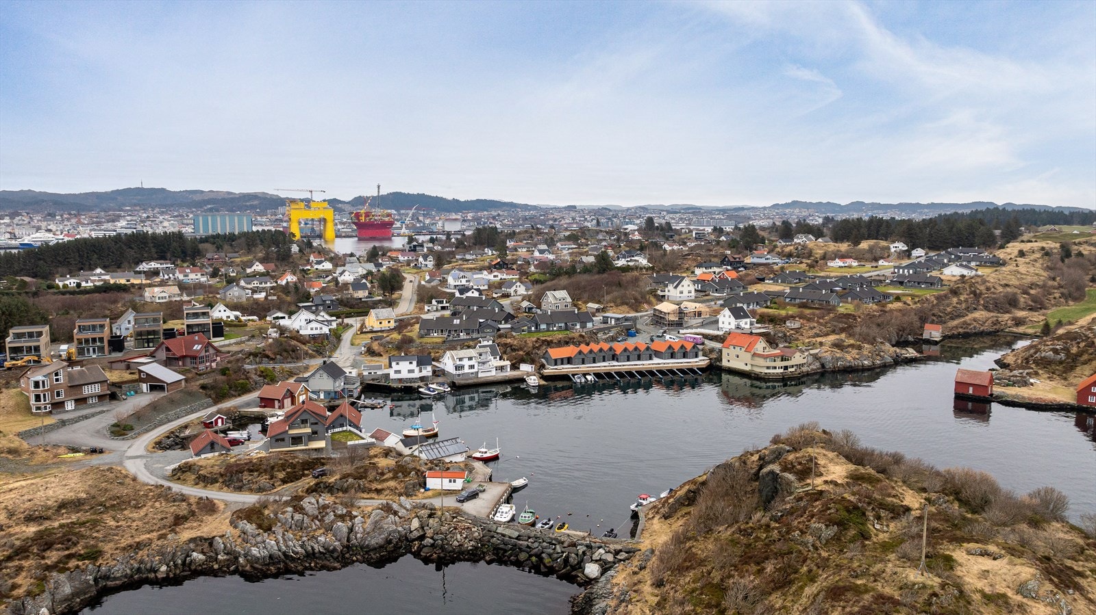 Moderne og nyetablert nabolag Galleribilde