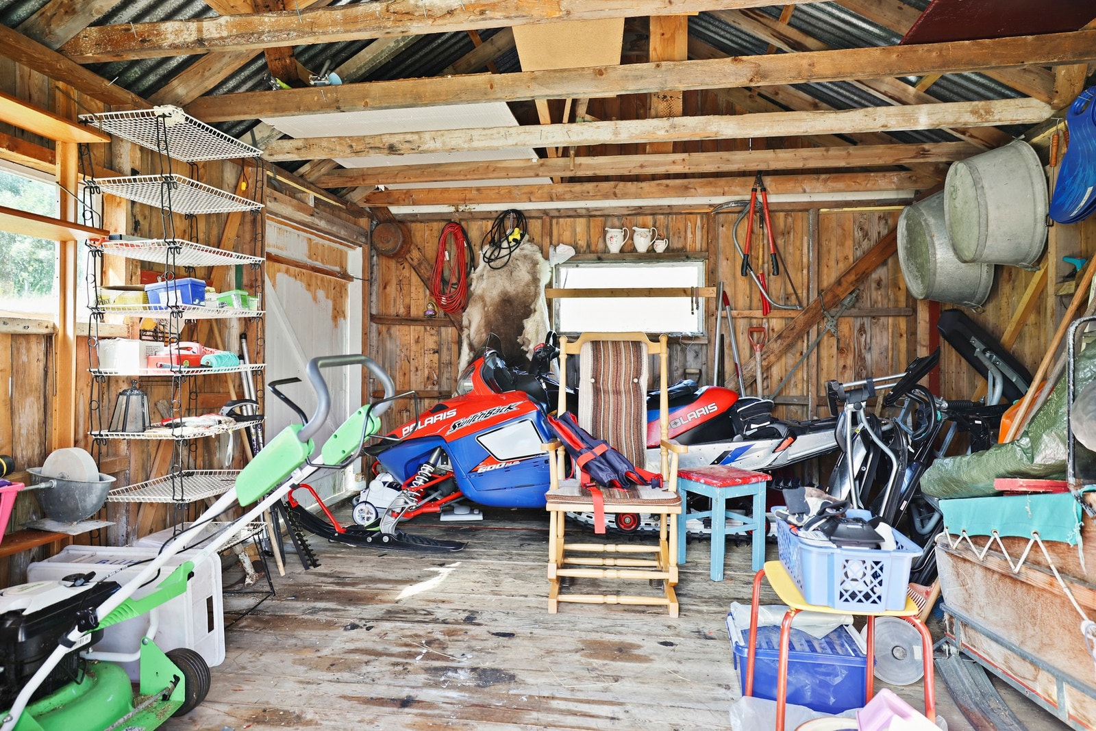 Uthuset byr på godt med lagringsplass. Galleribilde