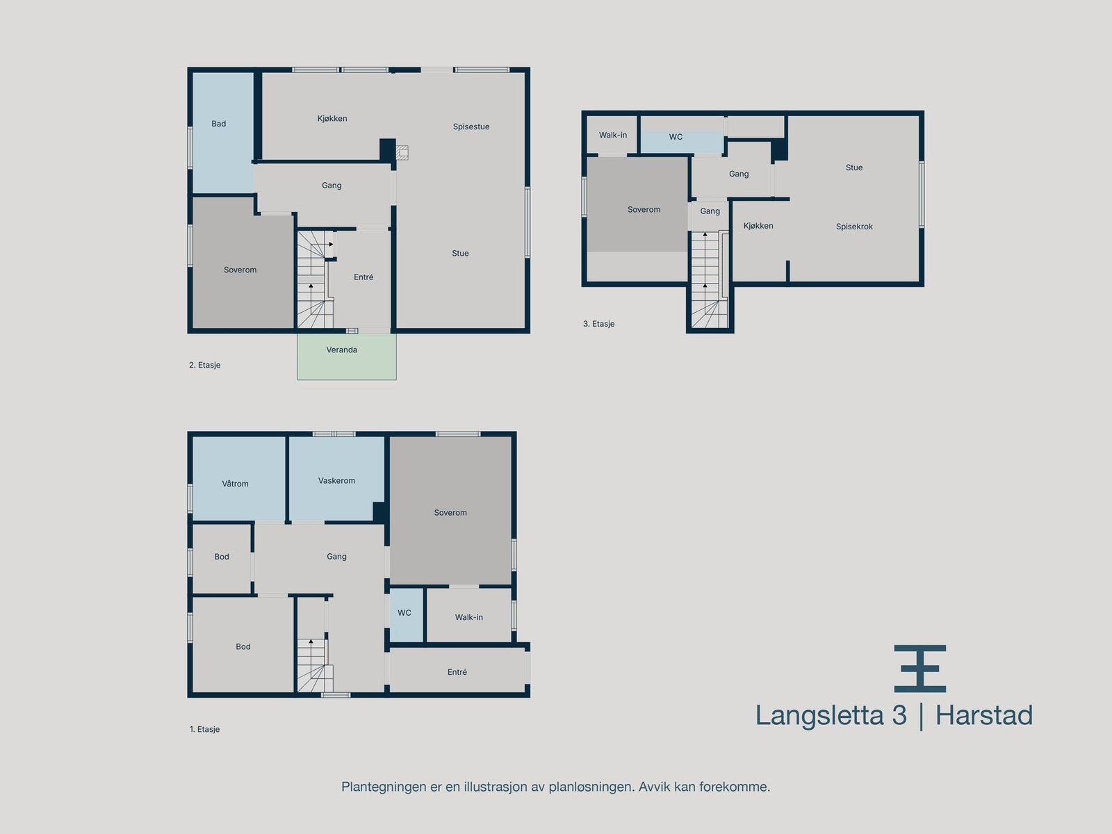 Plantegninger samlet Galleribilde