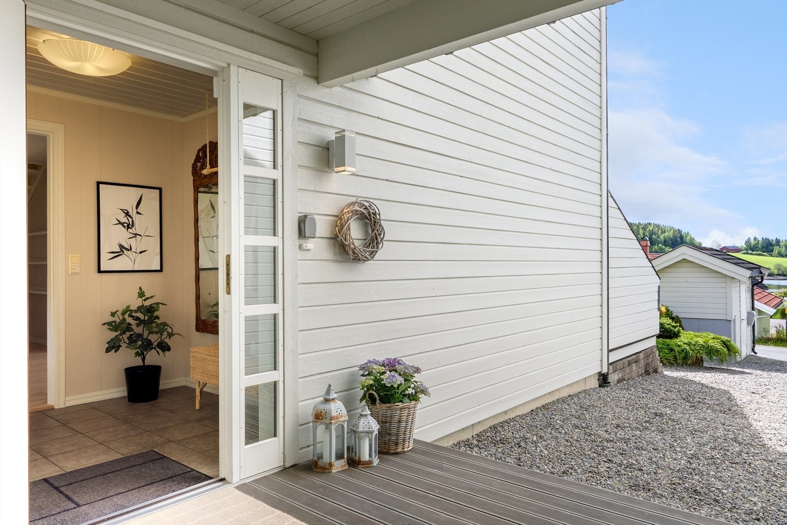 Koselig inngangsparti. Galleribilde