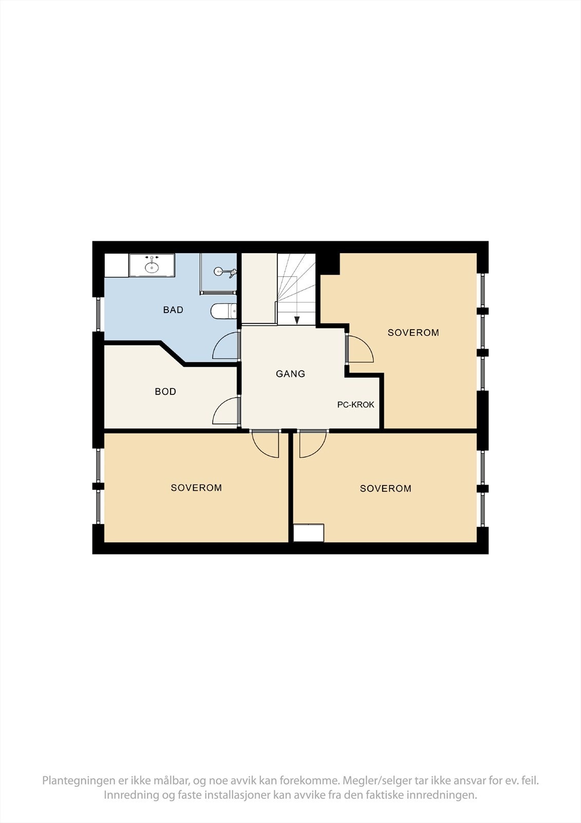 Plantegning 2. etasje. Galleribilde