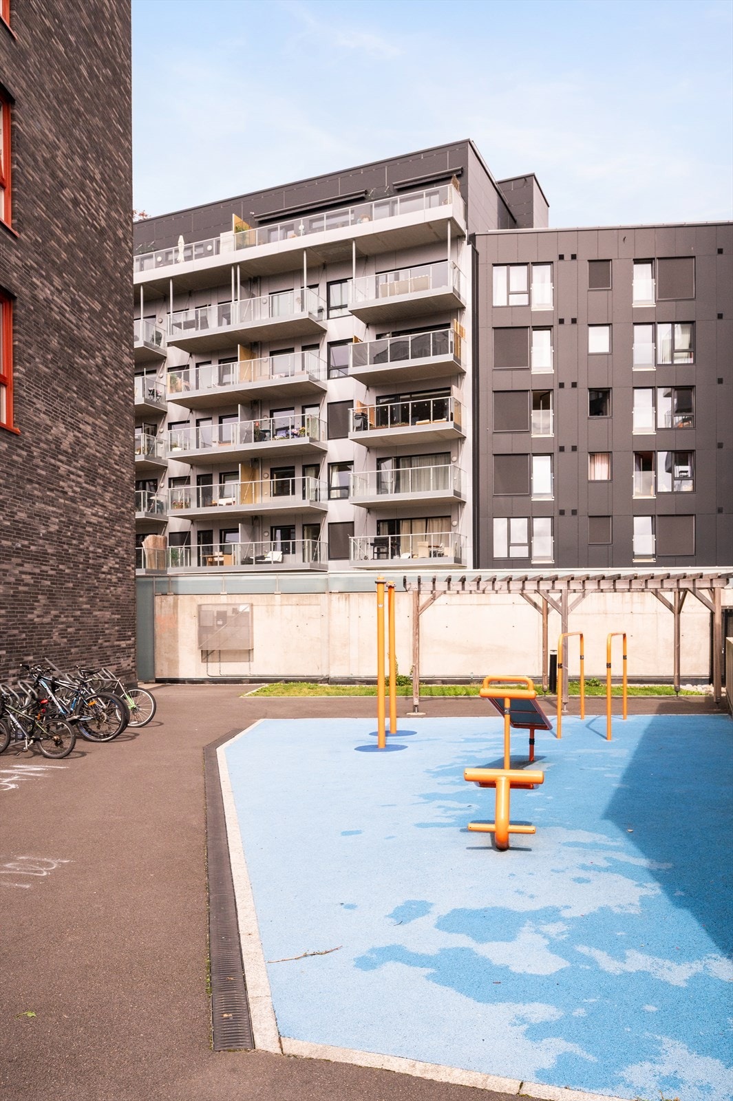 Utvendig treningspark. Galleribilde
