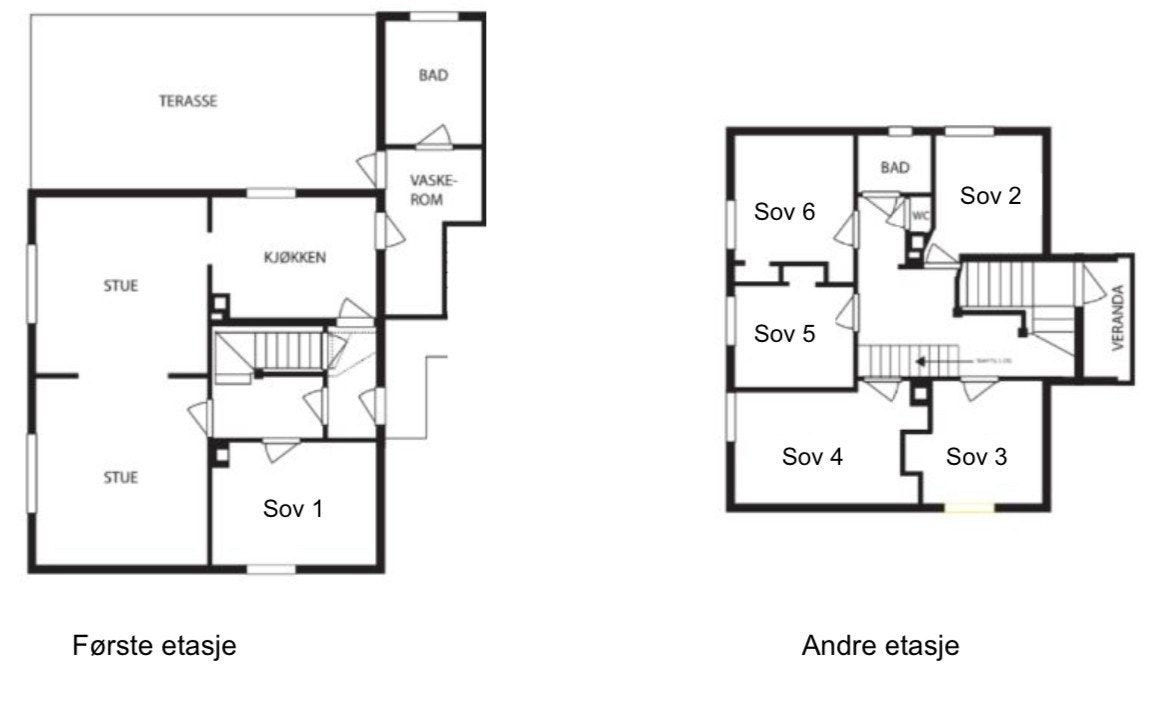Plantegning Galleribilde