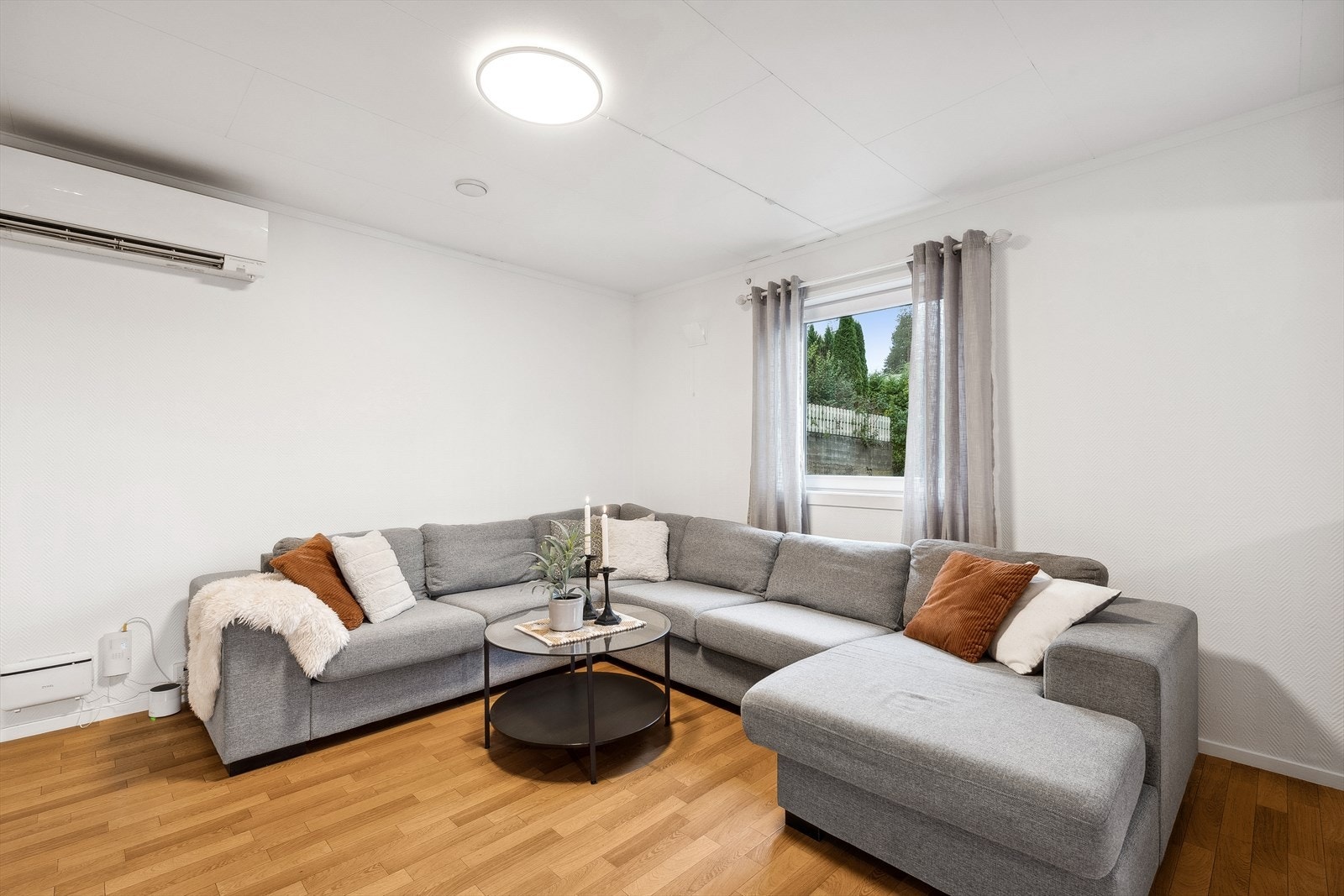 Varmepumpen sørger for jevnt inneklima i boligen. Galleribilde