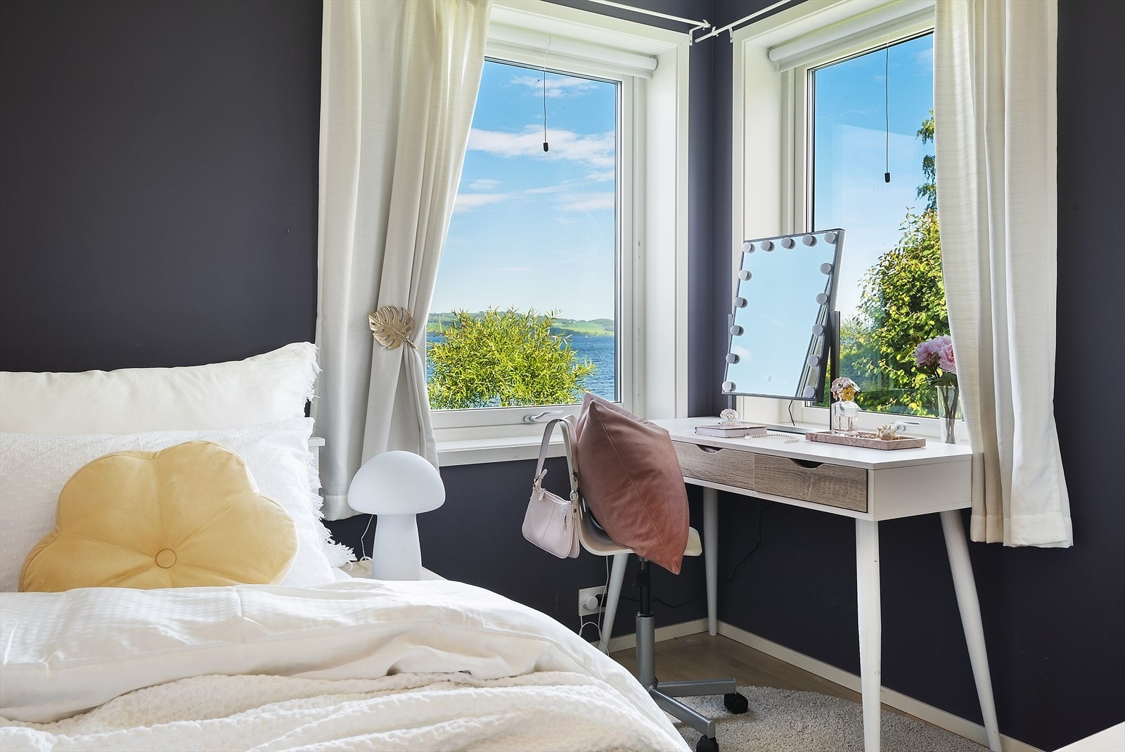 Utsikt fra soverommet. Galleribilde