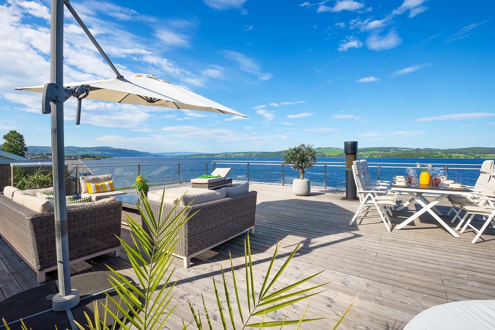 Fantastisk takterrasse. Galleribilde