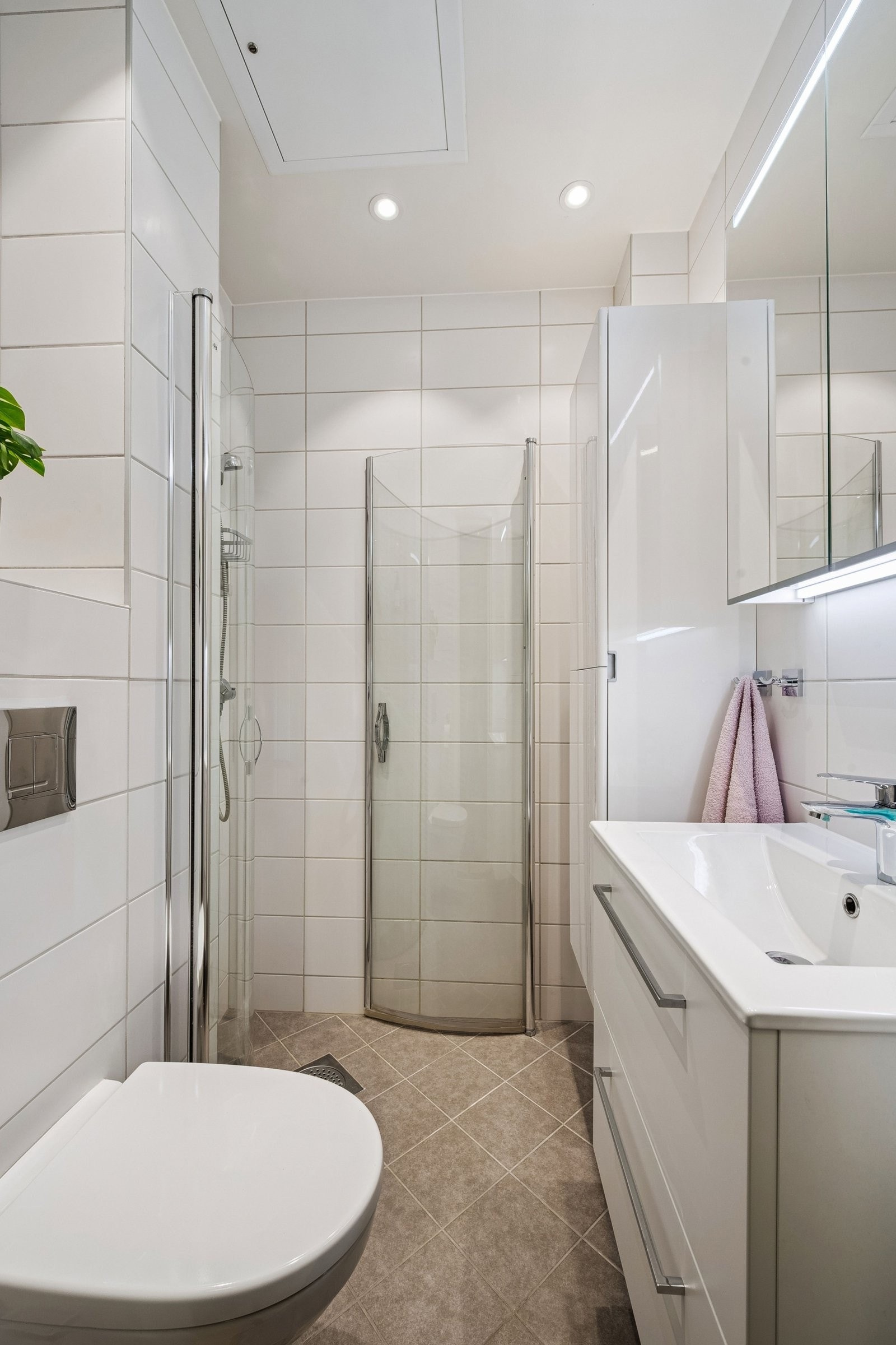 Nytt bad fra 2021/2022 oppusset i regi av borettslaget. Galleribilde