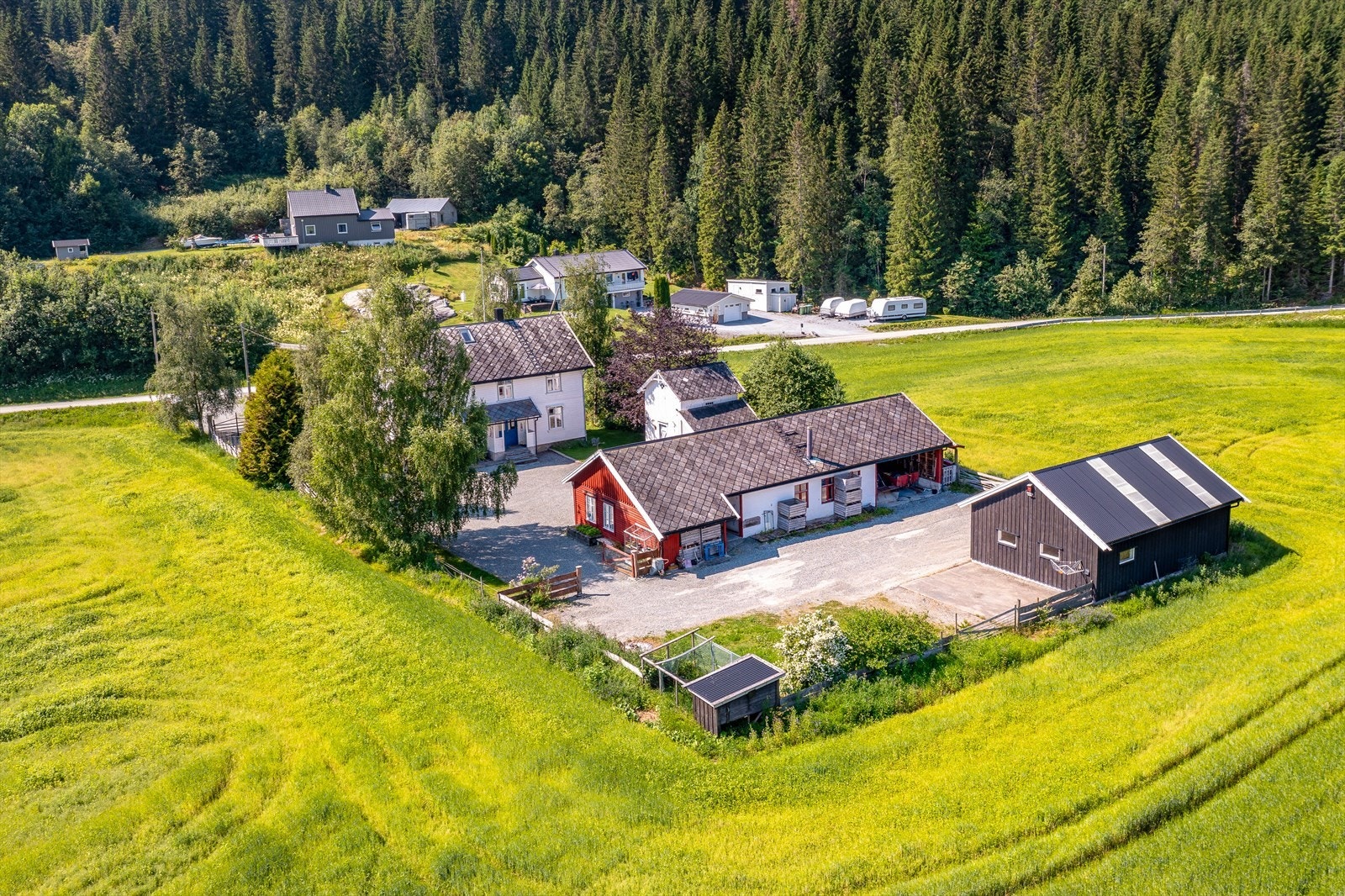 Dronefoto Galleribilde