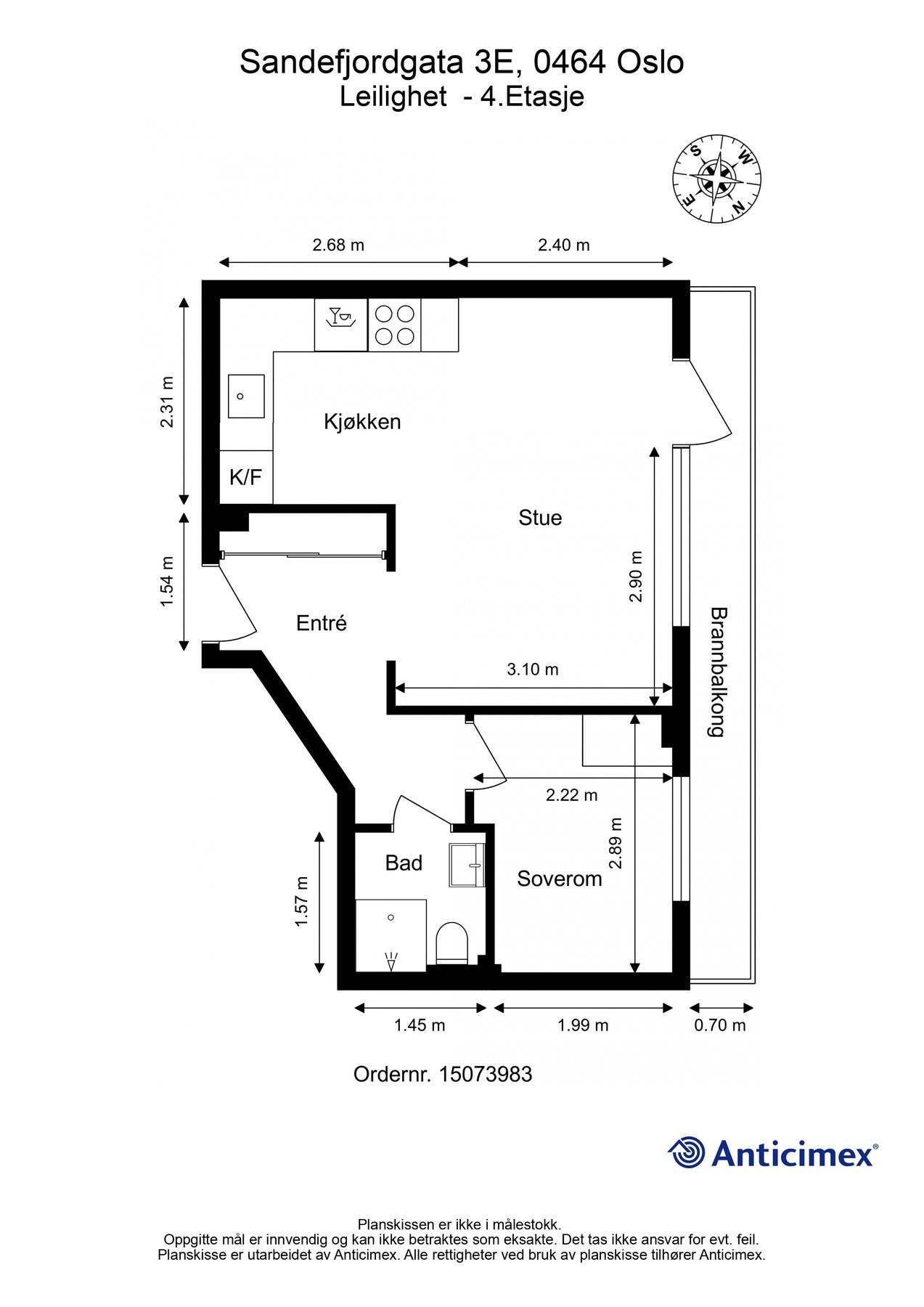 Før vi går inn igjen: plantegning. Denne løsningen er ordentlig bra og må bare oppleves for å forstå. Galleribilde