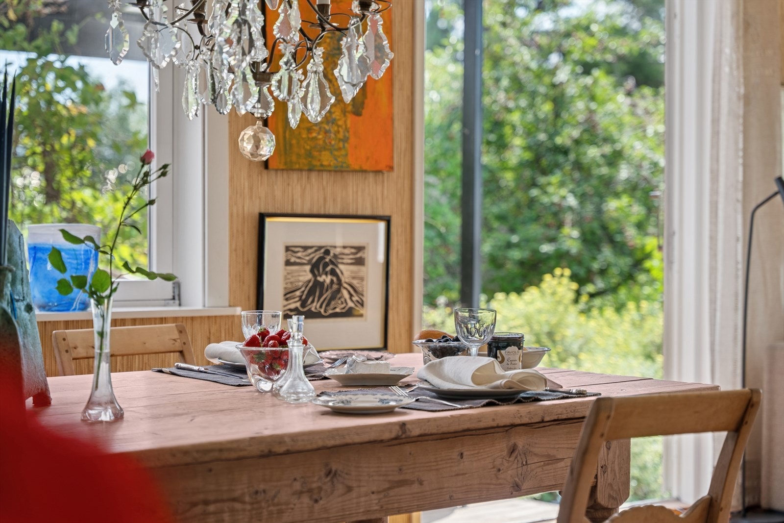 Her kan man nyte mange koselige middagsstunder sammen. Galleribilde