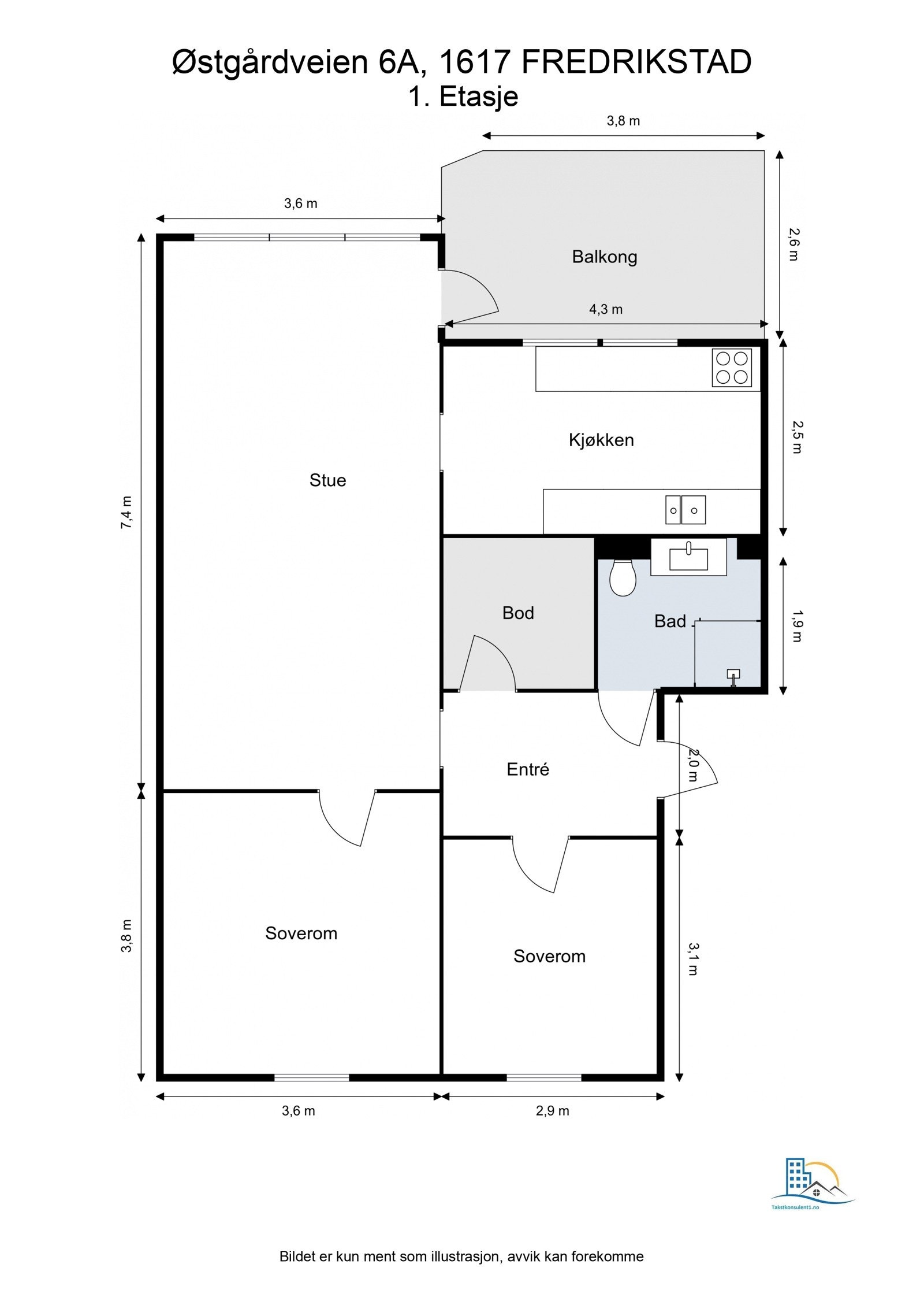 Plantegning Galleribilde