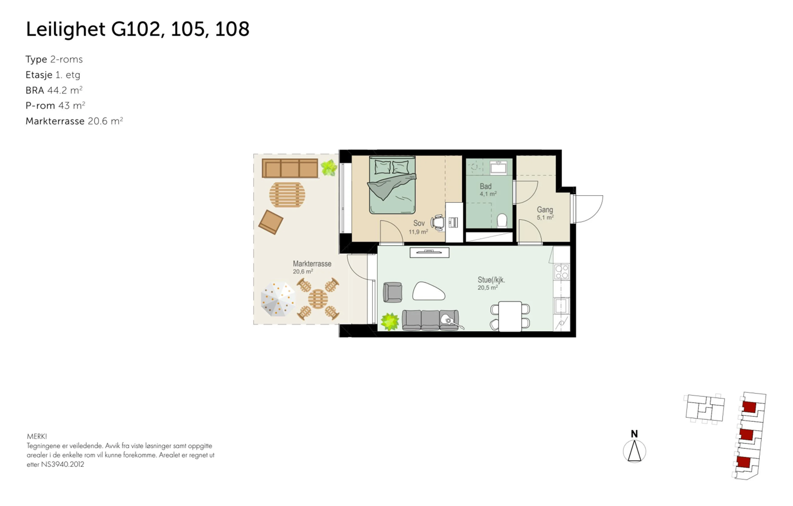 Plantegning G102. Galleribilde