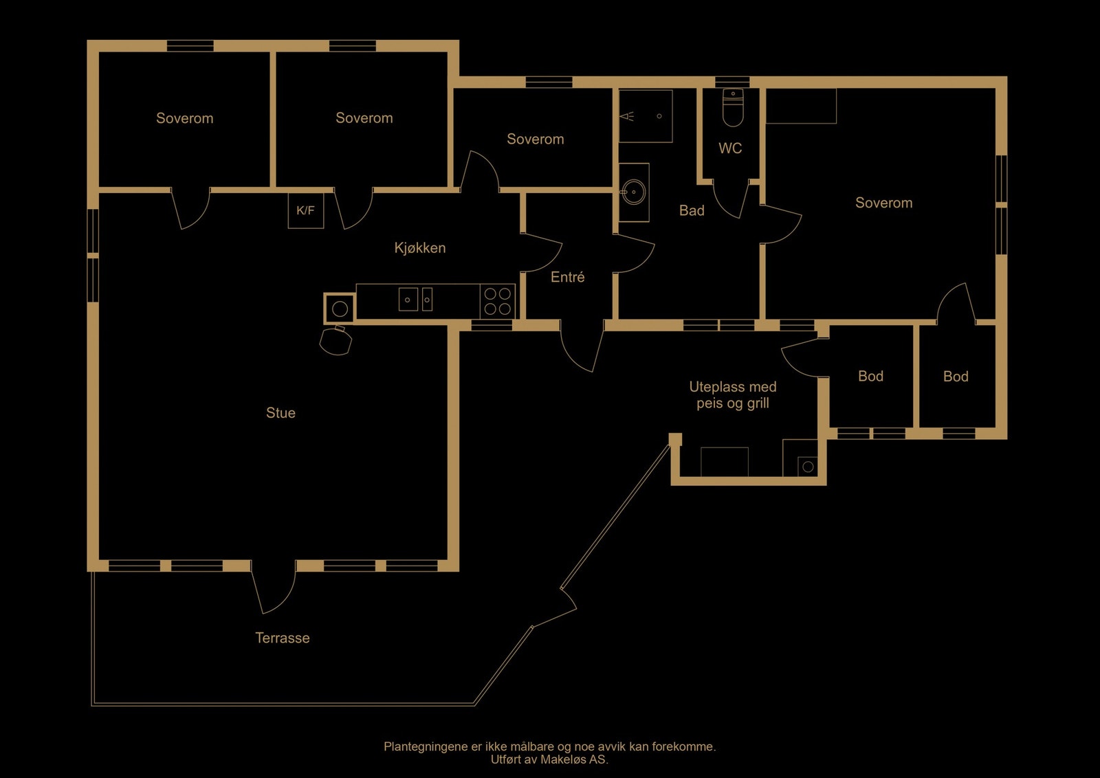 Plantegning - illustrasjon, avvik kan forekomme Galleribilde