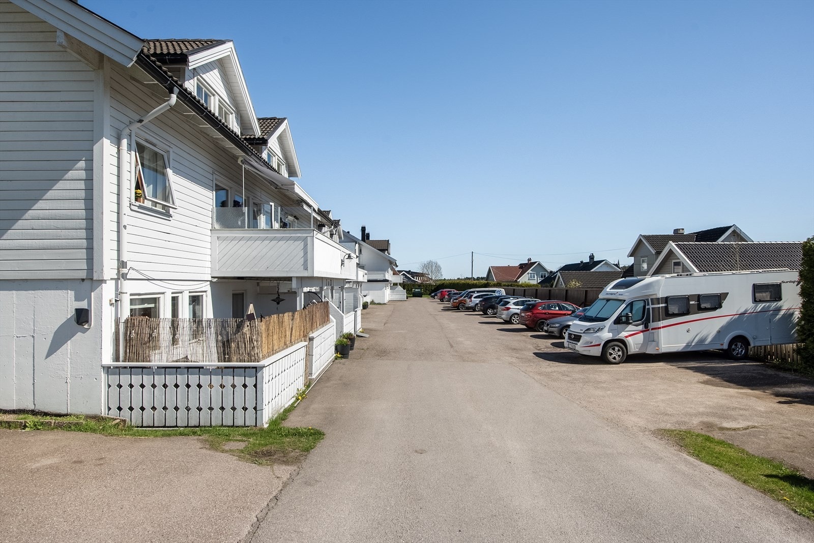 Det er godt med oppstillingsplasser for parkering Galleribilde