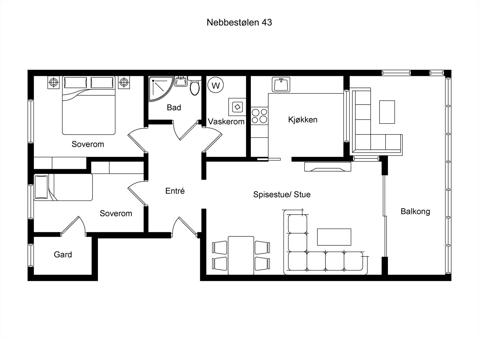 Plantegning Galleribilde