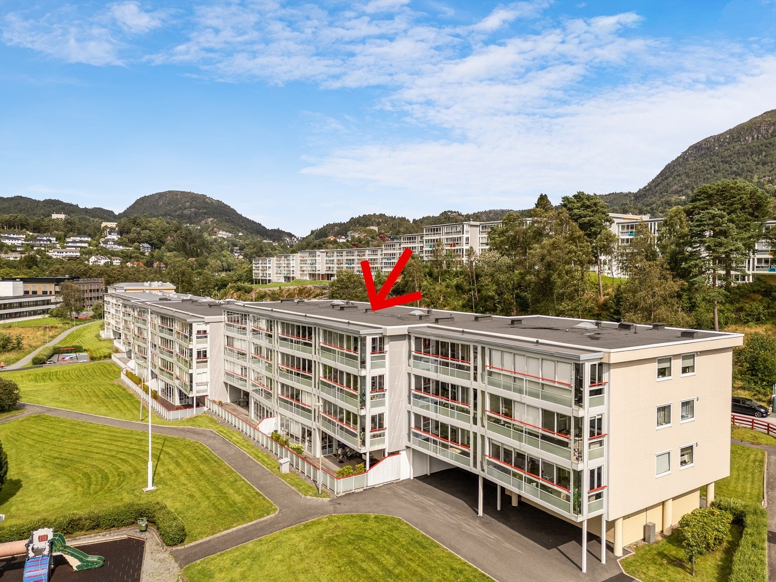 En flott leilighet i et meget populært og attraktivt område i Fyllingsdalen. Galleribilde
