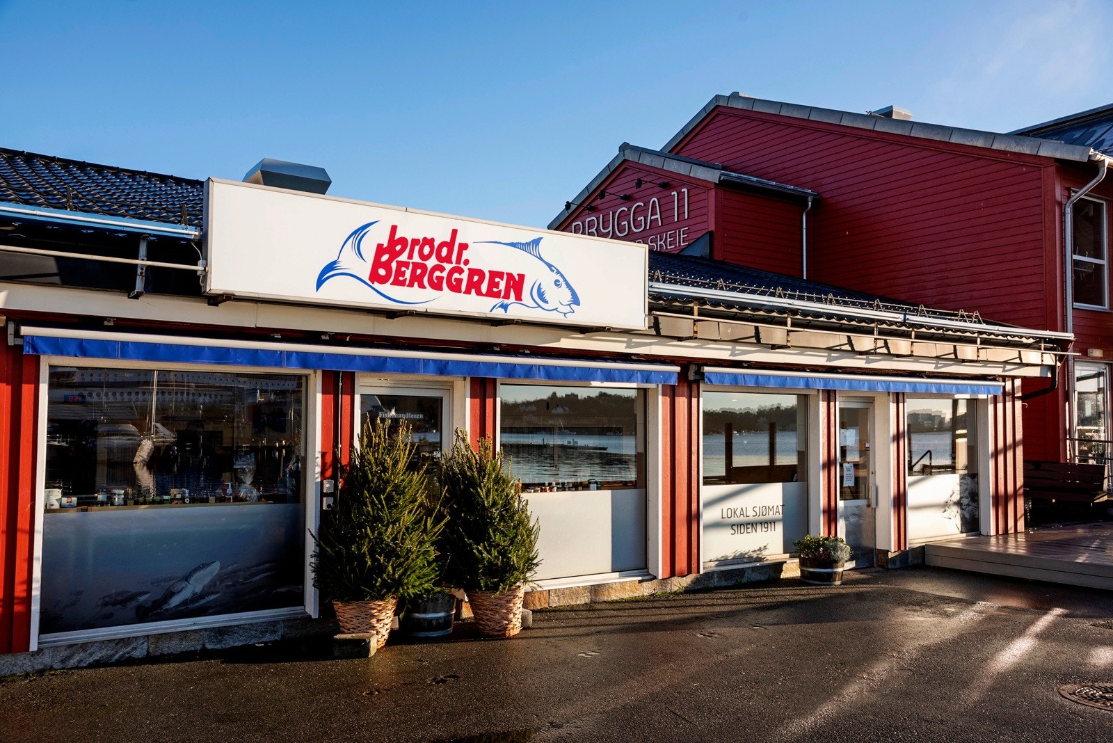 Brødrene Berggren byr på alt av sjømat og tilbehøret man trenger Galleribilde