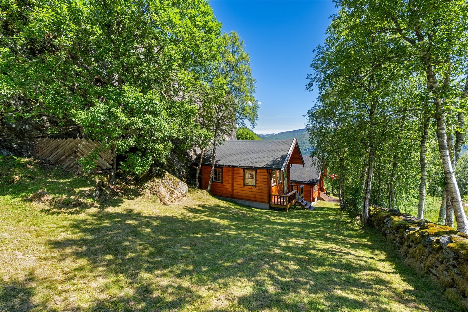 Tomten sett ovenfra Galleribilde