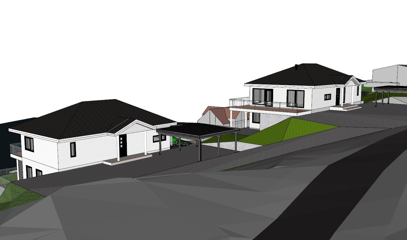 Det er mulig å få valmtak og herskapelig uttrykk, om det skulle være ønskelig. Galleribilde