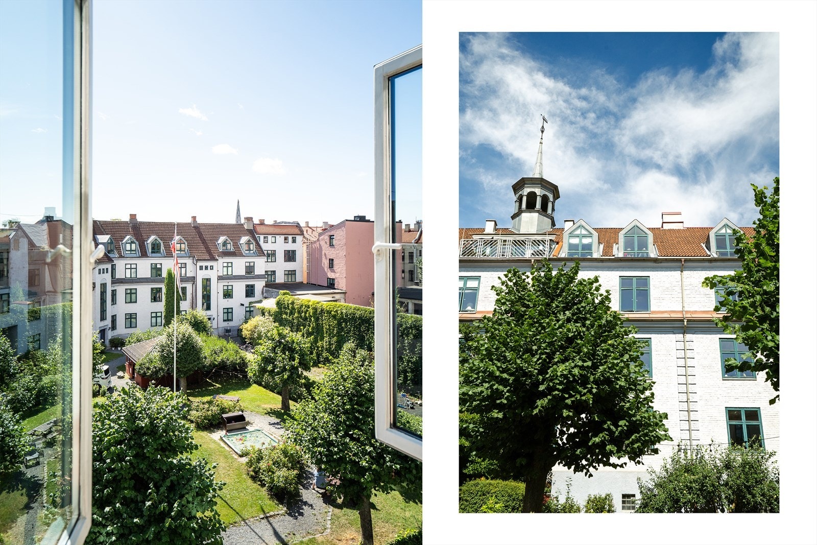 Fantastisk beliggenhet midt på Torshov, bygget i vakker arkitektur og fantastisk bakgård. Galleribilde