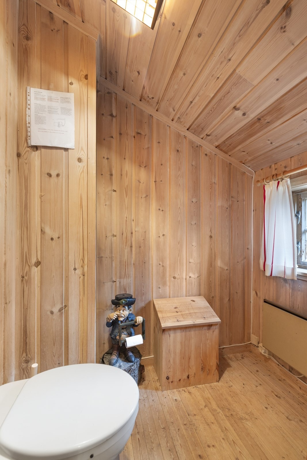 Toalettrommet har snurredo. Galleribilde