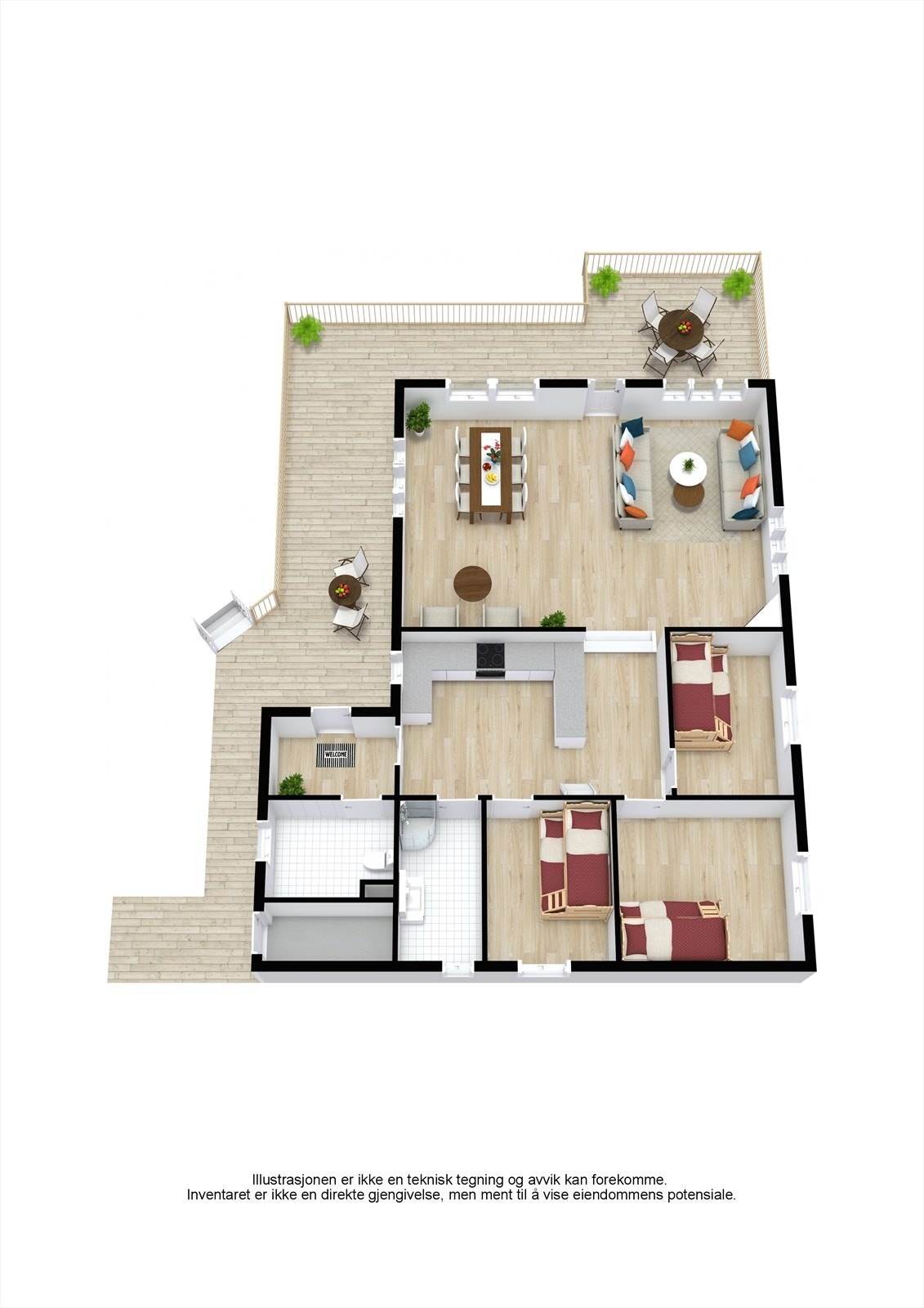 Plantegning 1.etasje. Galleribilde