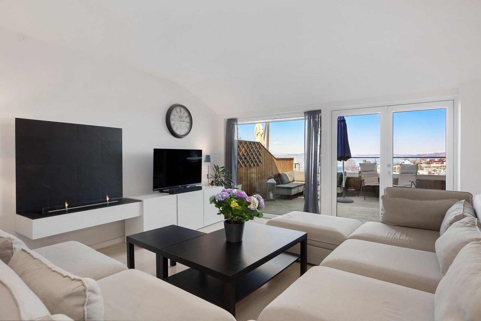 Fin utsikt Galleribilde