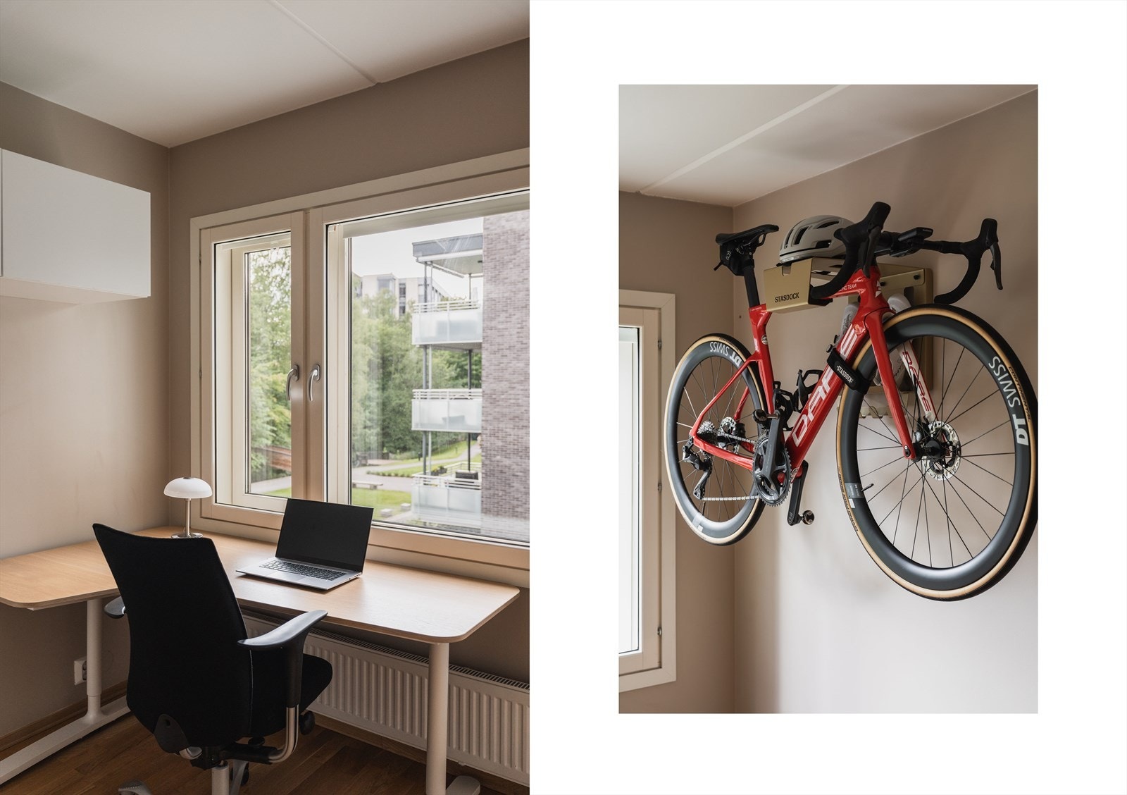 Hyggelig utsyn mot frodige og bilfrie fellesarealer. Galleribilde