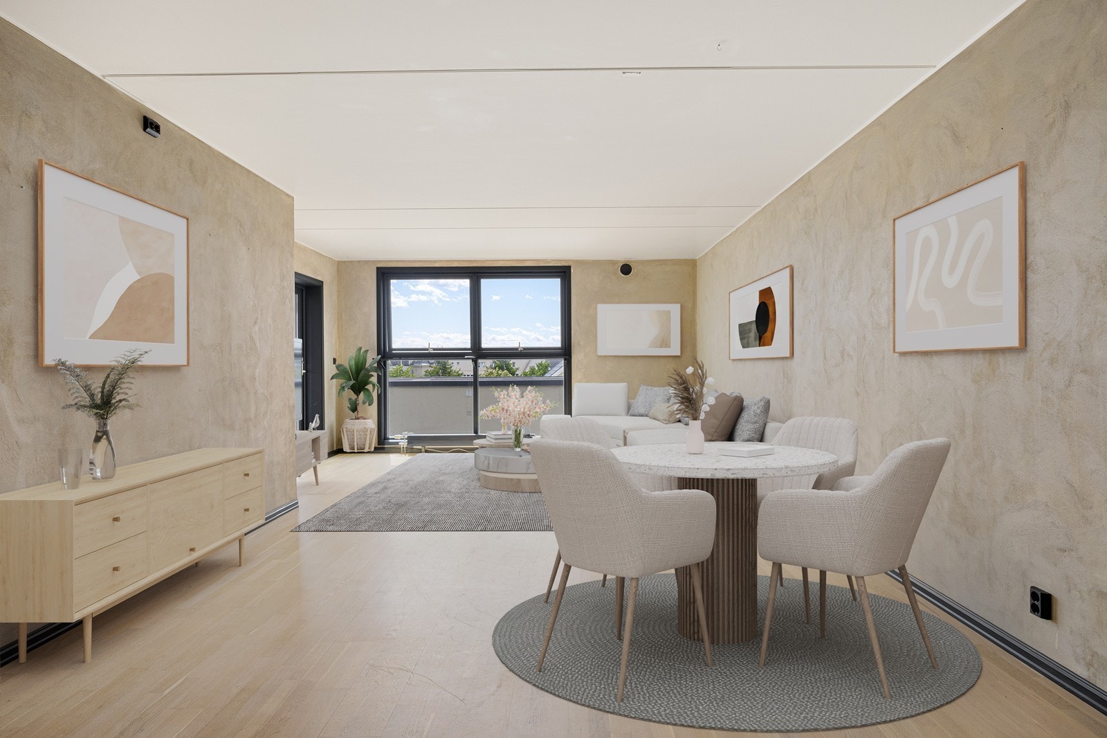 Illustrasjonsfoto - digitalt stylet bilde. Galleribilde