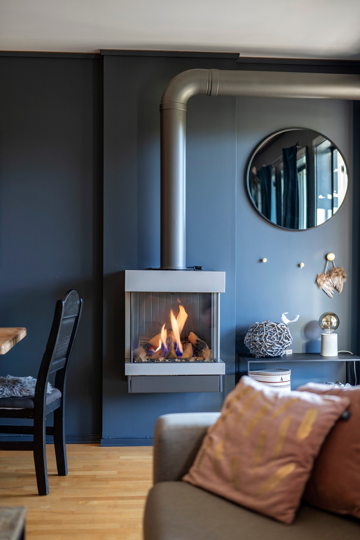 Lekker gasspeis som både varmer og skaper en fin atmosfære på kalde dager Galleribilde