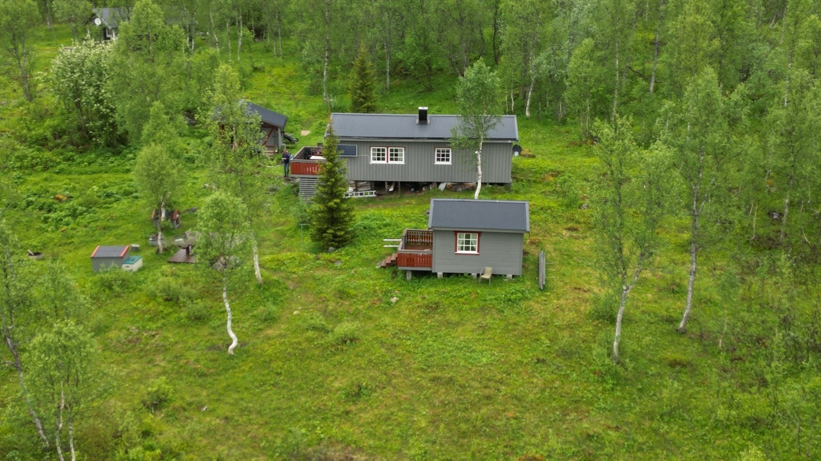 Dronebilde Galleribilde