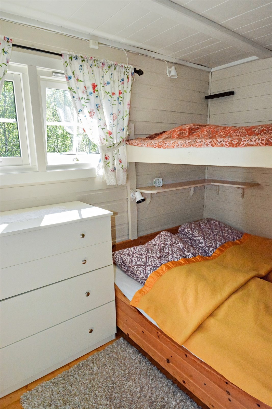 Soverom nr. 1 i hytten har 3 sengeplasser Galleribilde