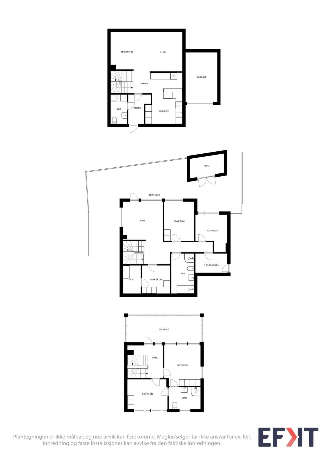 Plantegning Galleribilde
