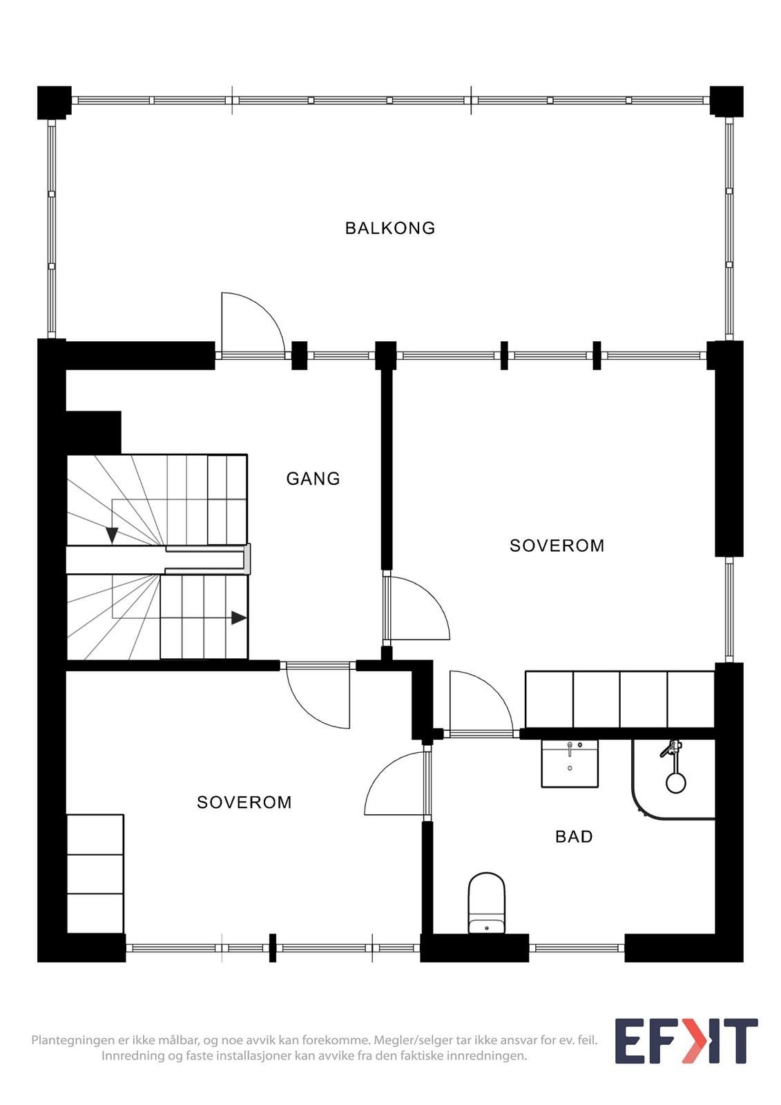 Plantegning Galleribilde