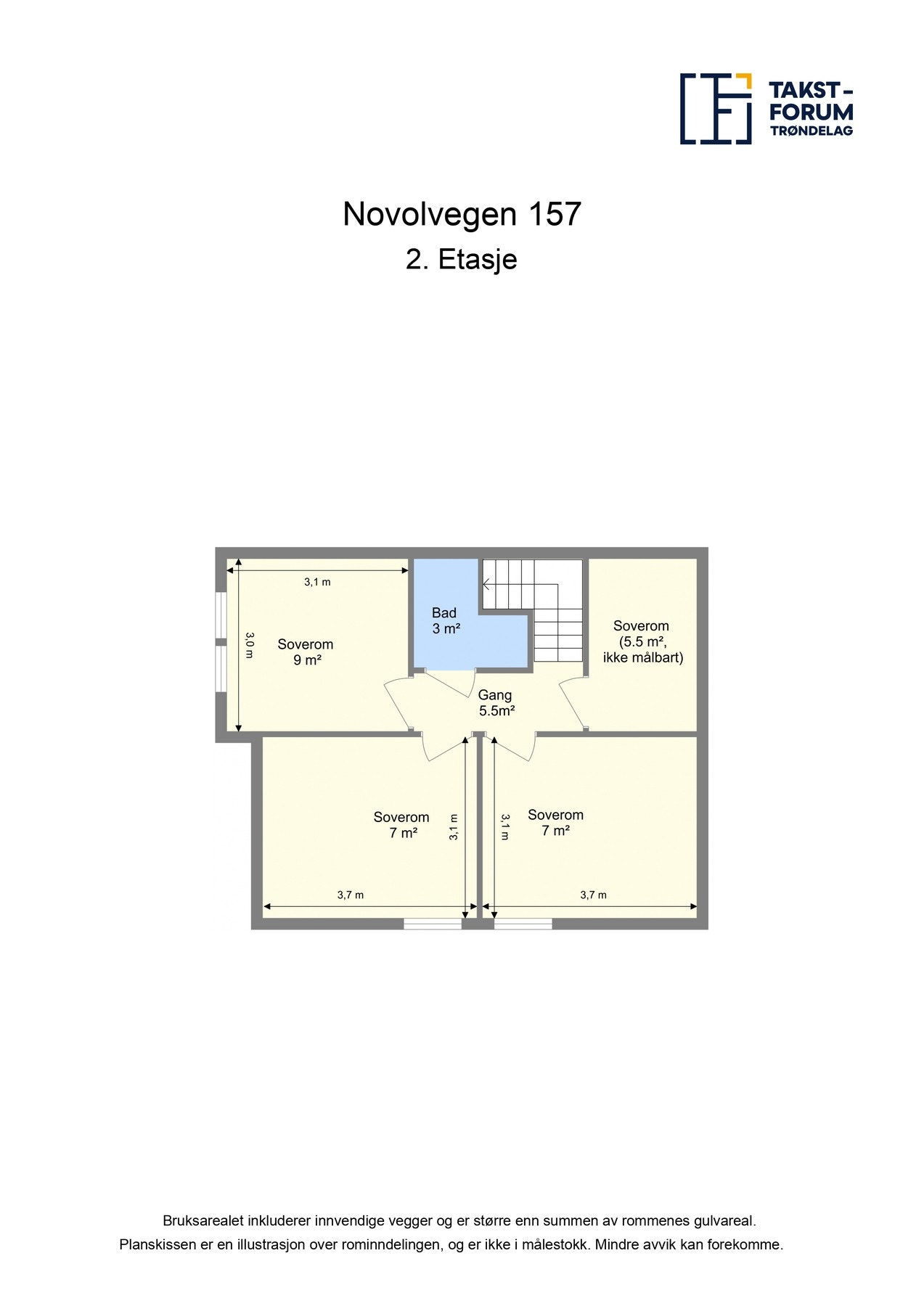Plantegning - 2. etasje Galleribilde