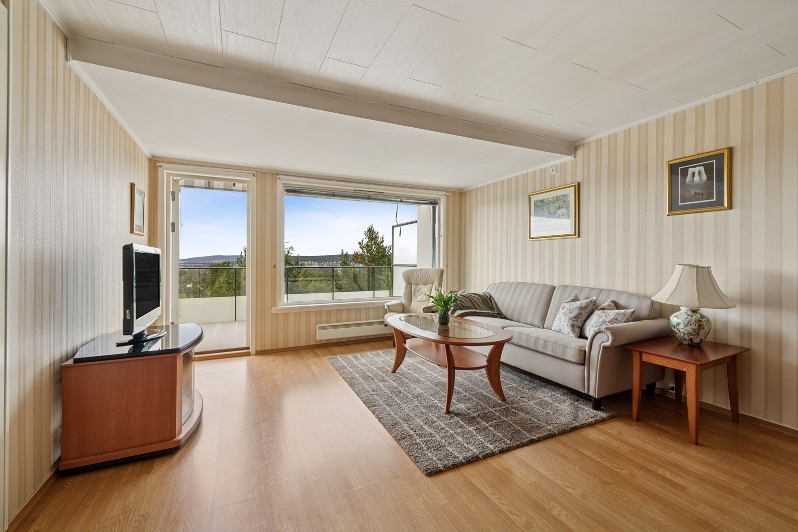 Her kan du nyte den flotte utsikten hele året. Galleribilde