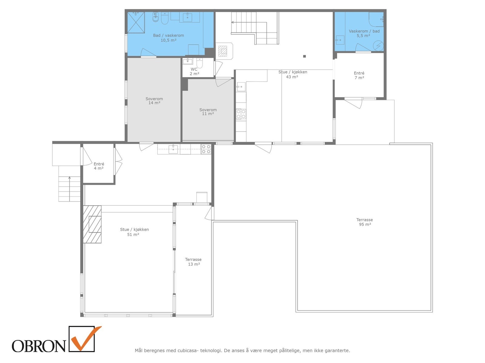 Planskisse 1. etasje. Galleribilde