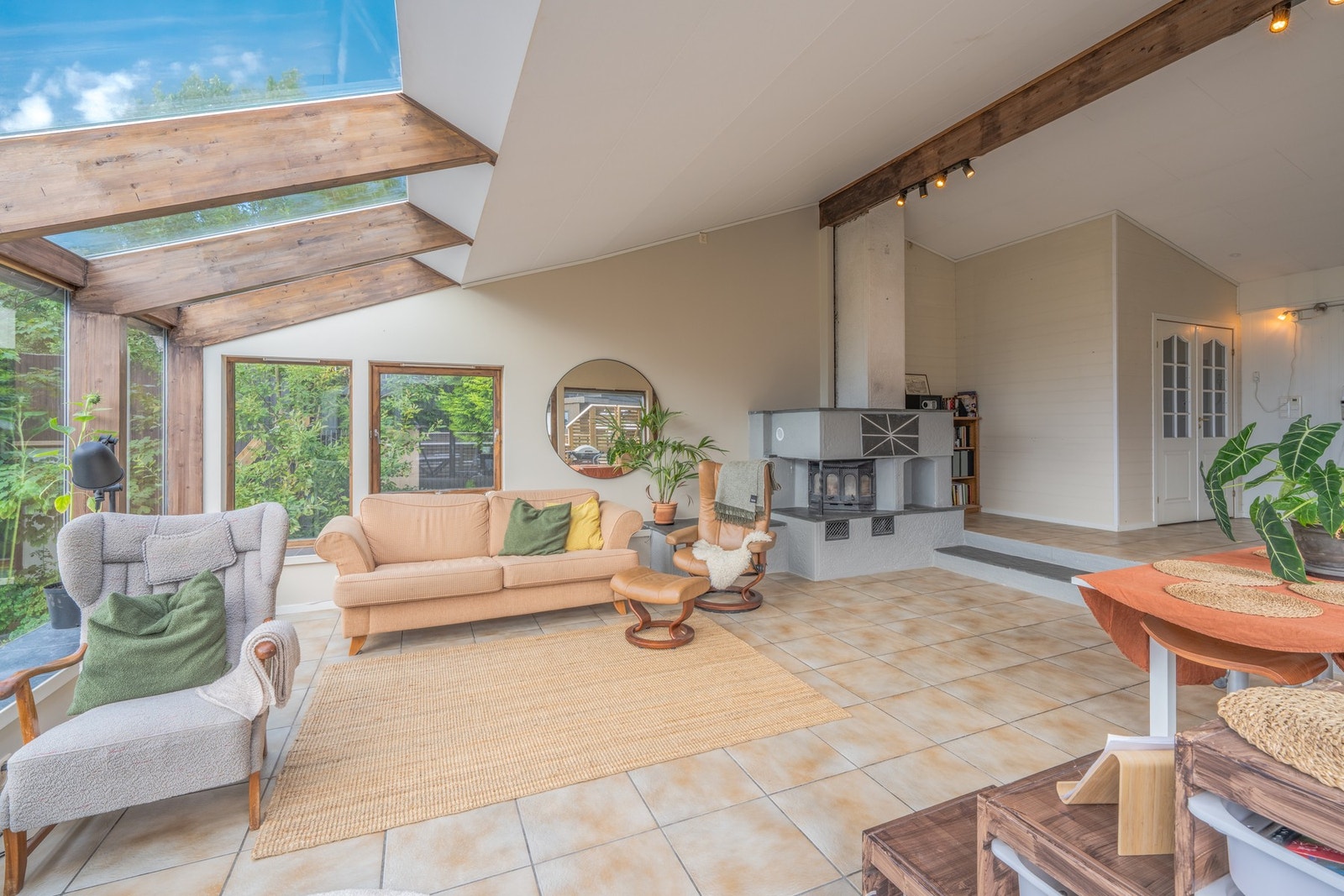 Hele boligen har en flott arkitektur som setter særpreg. Galleribilde