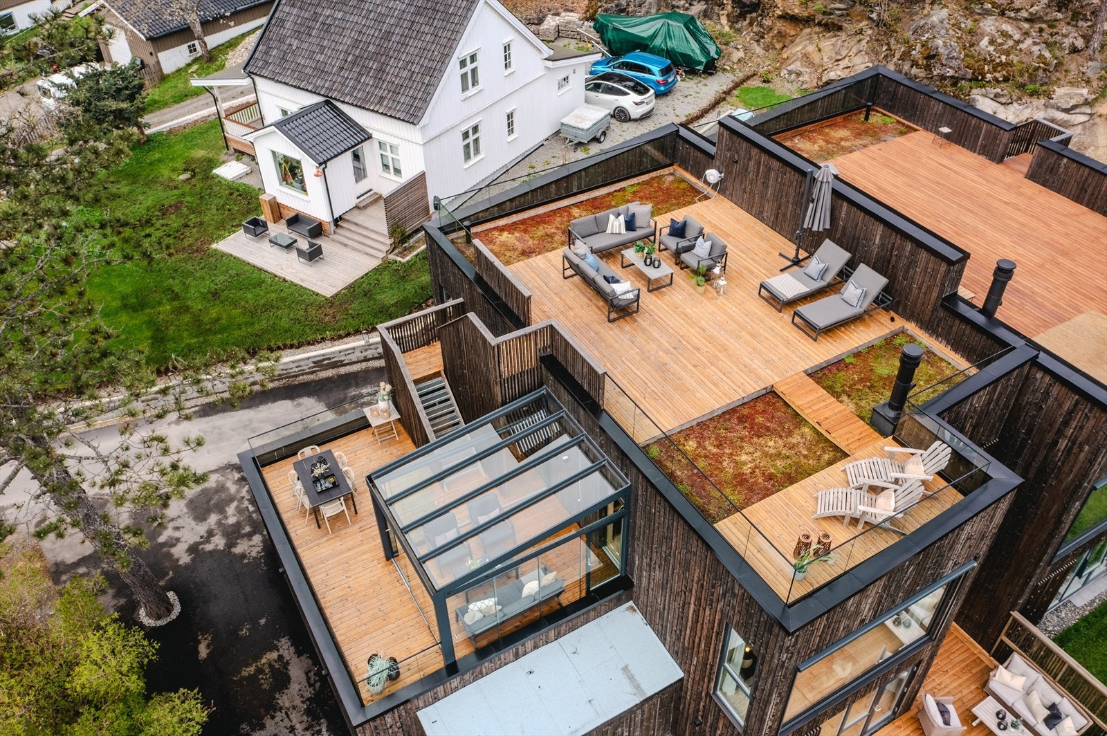 Privat takterrasse på hele 60 kvm! Galleribilde