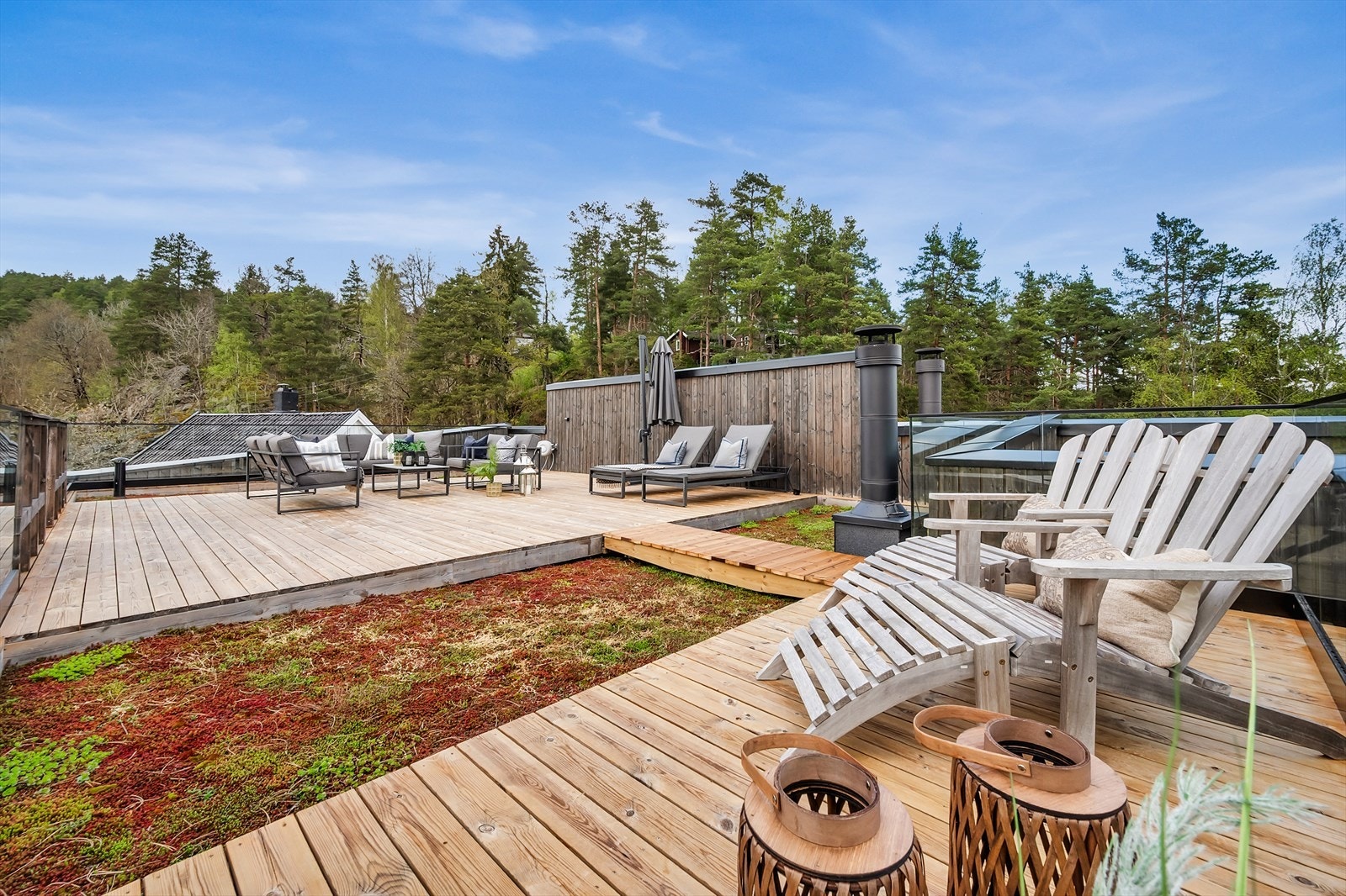 Her får kjøper gleden av en fantastisk takterrasse på hele 60 m² Galleribilde