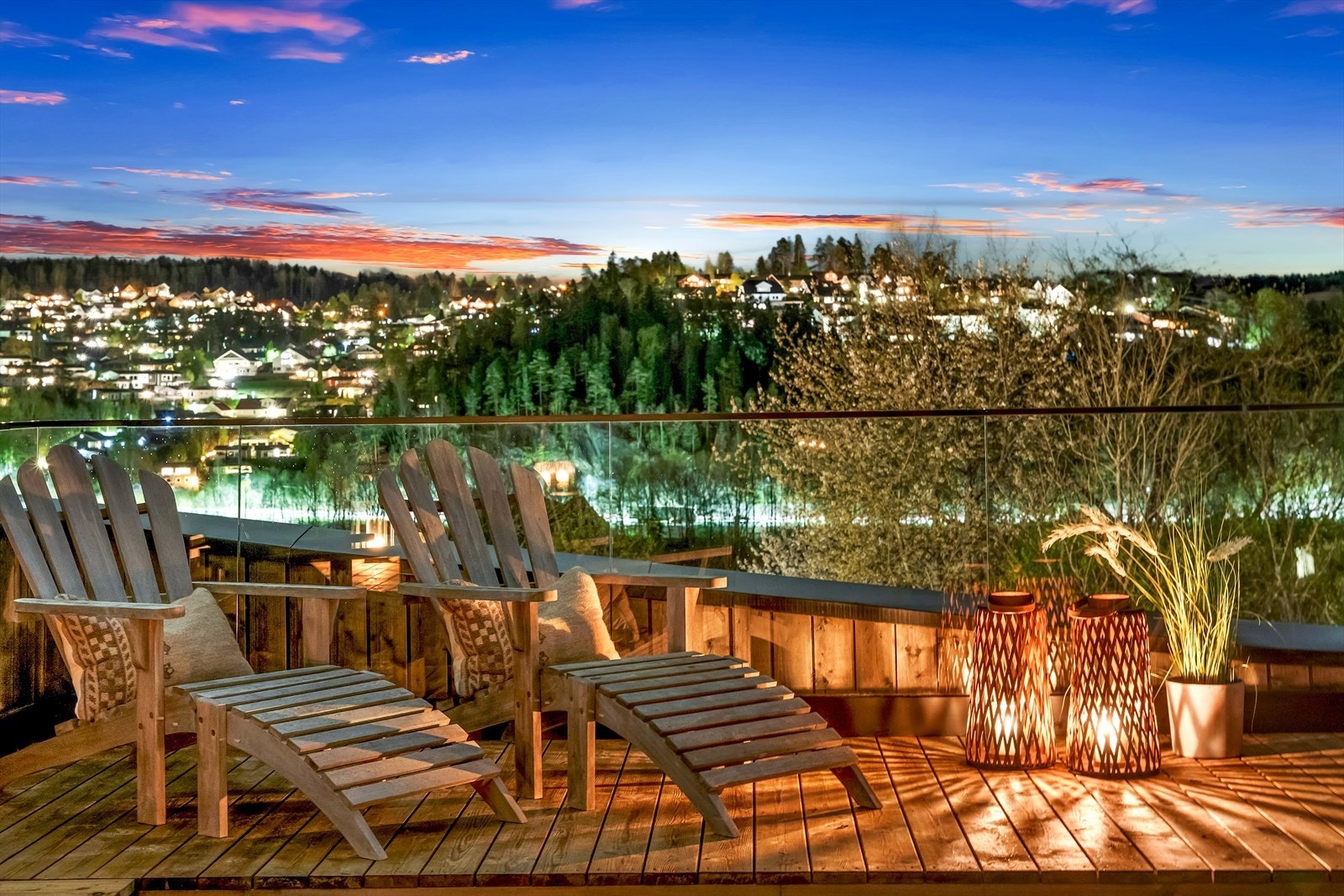 Fra boligen er det flott utsikt over Pollevannet Galleribilde