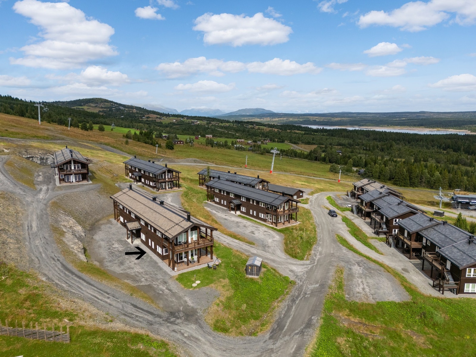 Her er det perfekte muligheter for ski in/out i Golsfjellet Alpinsenter Bualie. Galleribilde